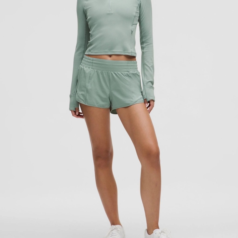 lululemon athletica Mint Green Athletic Shorts
